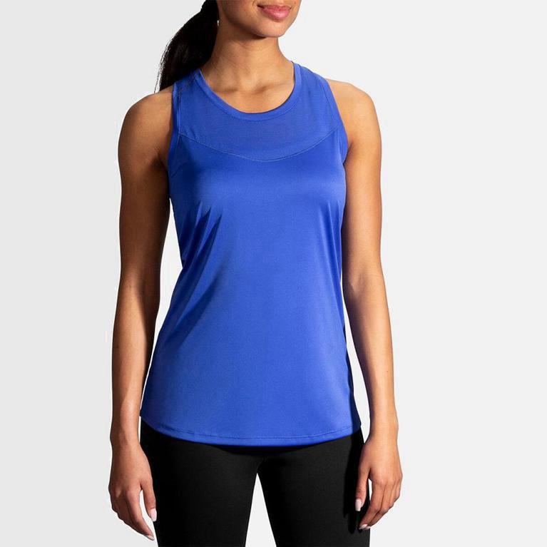 Brooks Stealth Mujer Camiseta Sin Mangas - Azules (7814XKBOF)